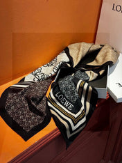 LOEWE 25S SCARF 140 IN CASHMERE SILK 738549