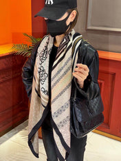 LOEWE 25S SCARF 140 IN CASHMERE SILK 738549