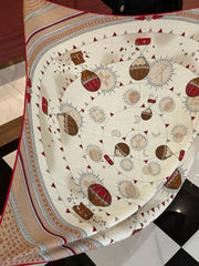 LV SCARF 140 CM IN SILK-CASHMERE BLEND 737275