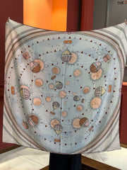 LV SCARF 140 CM IN SILK-CASHMERE BLEND 737276