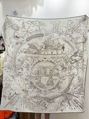 HERMES 25S SCARF 135 IN SILK 854788