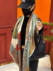 HERMES 25S SCARF 140 IN SILK 854805