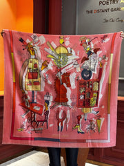 HERMES 25S SCARF 200 IN SILK 856442