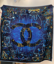 CHANEL 25S SCARF 135 IN CASHMERE 883635