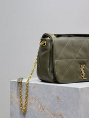 YSL 25S JAMIE 25 IN LIGHT MUSK LAMBSKIN GOLD HARDWRE