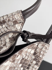 SMALL SOLSTICE 30 IN SNAKE PATTERN CALFSKIN