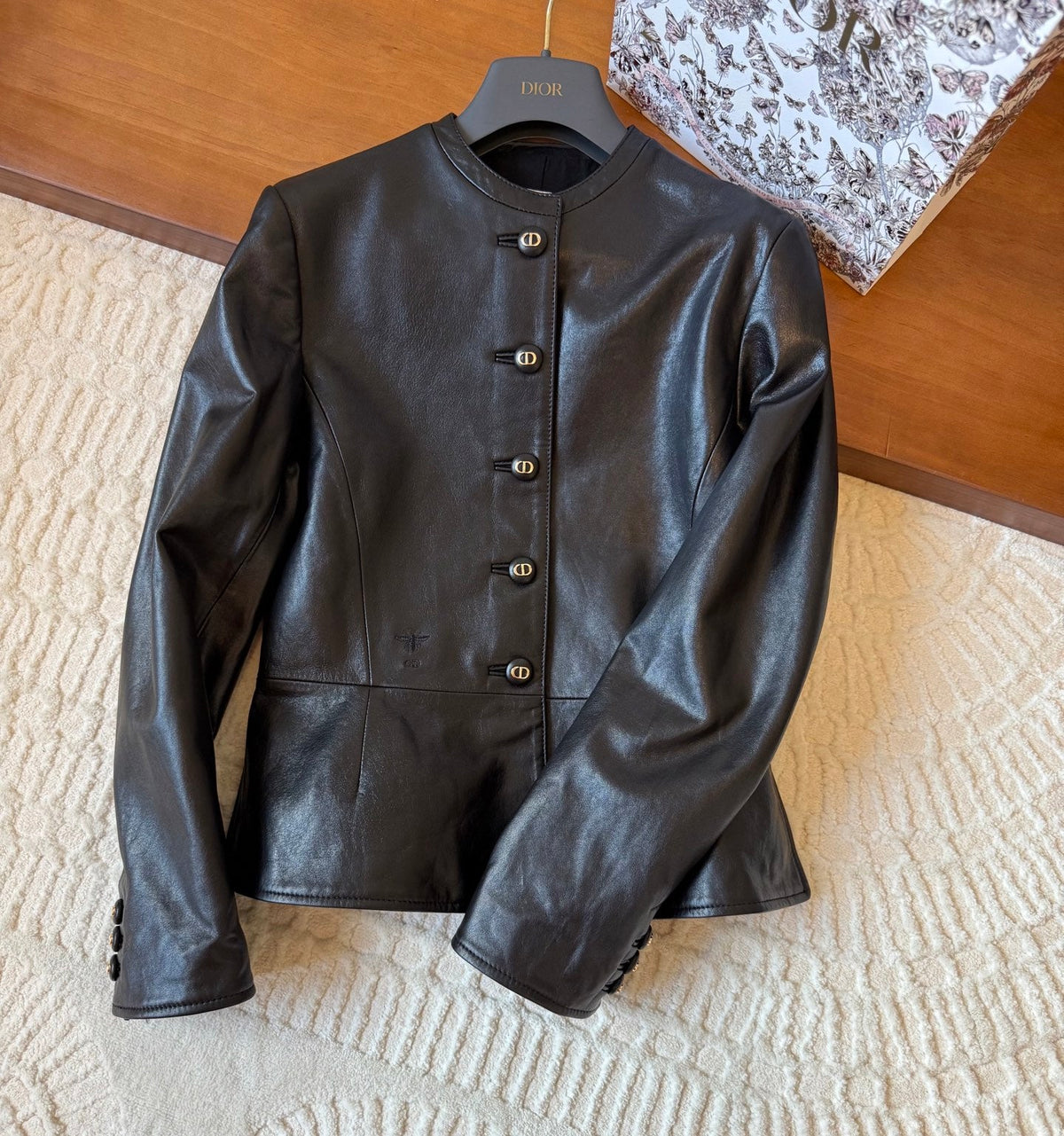 DIOR 25S LEATHER JACKET STYLE 358
