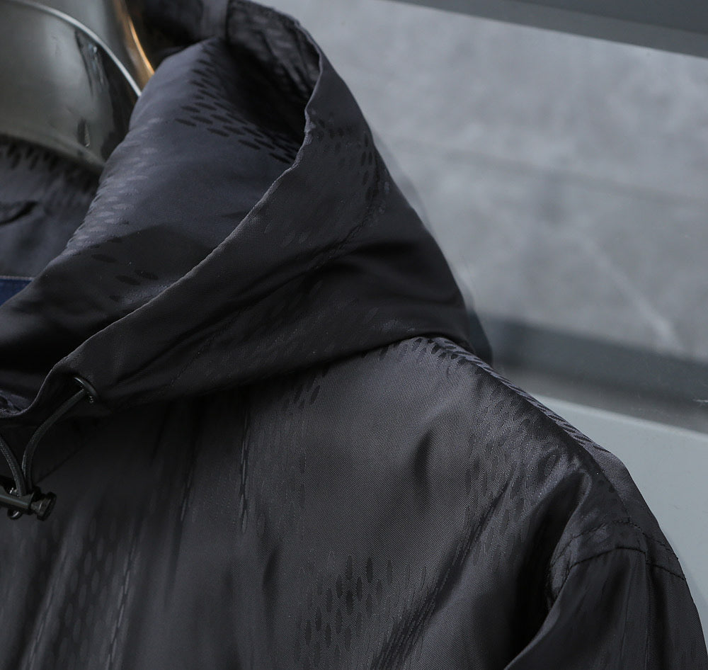 LV BLACK DAMIER WINDBREAKER JACKET 239097