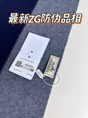 SCRAF 180 CM IN LIGHT PINK MIX KHAKI BROWN CASHMERE WITH EMBROIDERED LOGO