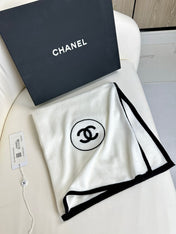 LONG SCARF 200 CM IN WHITE CASHMERE AND SILK 396410