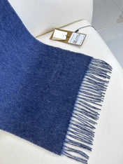 SCARF 180 CM IN NAVY BLUE CASHMERE 398419