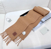 SCARF 185 CM IN CAMEL BEIGE MOHAIR AND WOOL 413754