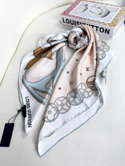 LV SCARF 90 CM IN SILK 719999