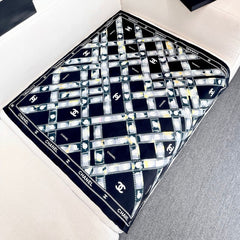 CHANEL 25S SCARF 88 IN SILK 737191