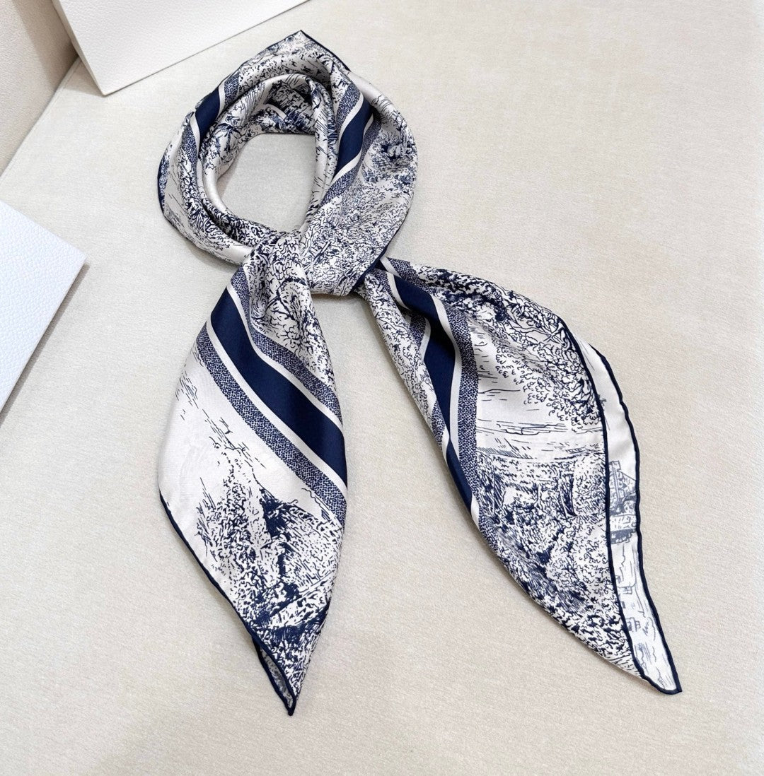 DIOR SCARF 90 CM IN SILK FABRIC 724824