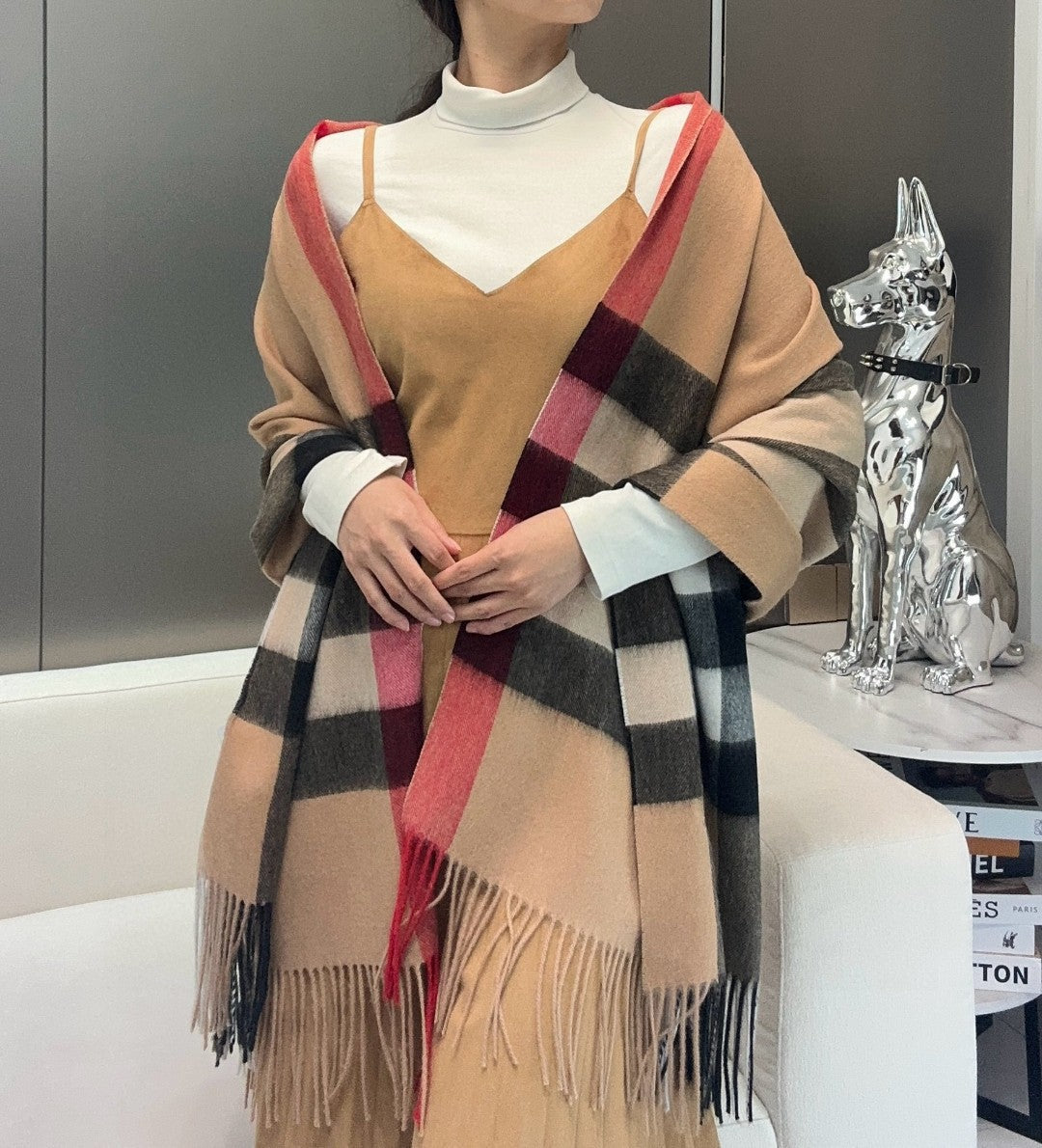 BBR SCARF 200 CM IN CASHMERE 674881