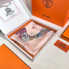 HERMES 25S SCARF 90 IN SILK 729029