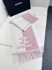 CHANEL 25S SCARF 184 IN MERINO WOOL 727322