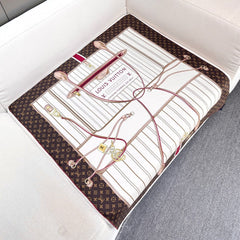 LV SCARF 90 CM IN SILK 737304