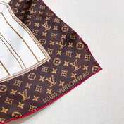 LV SCARF 90 CM IN SILK 737304