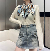 HERMES 25S SCARF 90 IN SILK 726443