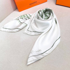 HERMES 25S SCARF 90 IN SILK TWILL 733936