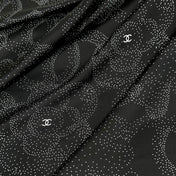 CHANEL 25S SCARF 90 IN SILK 730643