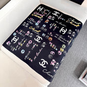 CHANEL 25S SCARF 90 IN SILK 735829