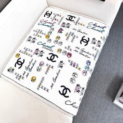 CHANEL 25S SCARF 90 IN SILK 735830