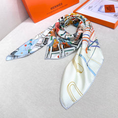 HERMES 25S SCARF 90 IN SILK 730636