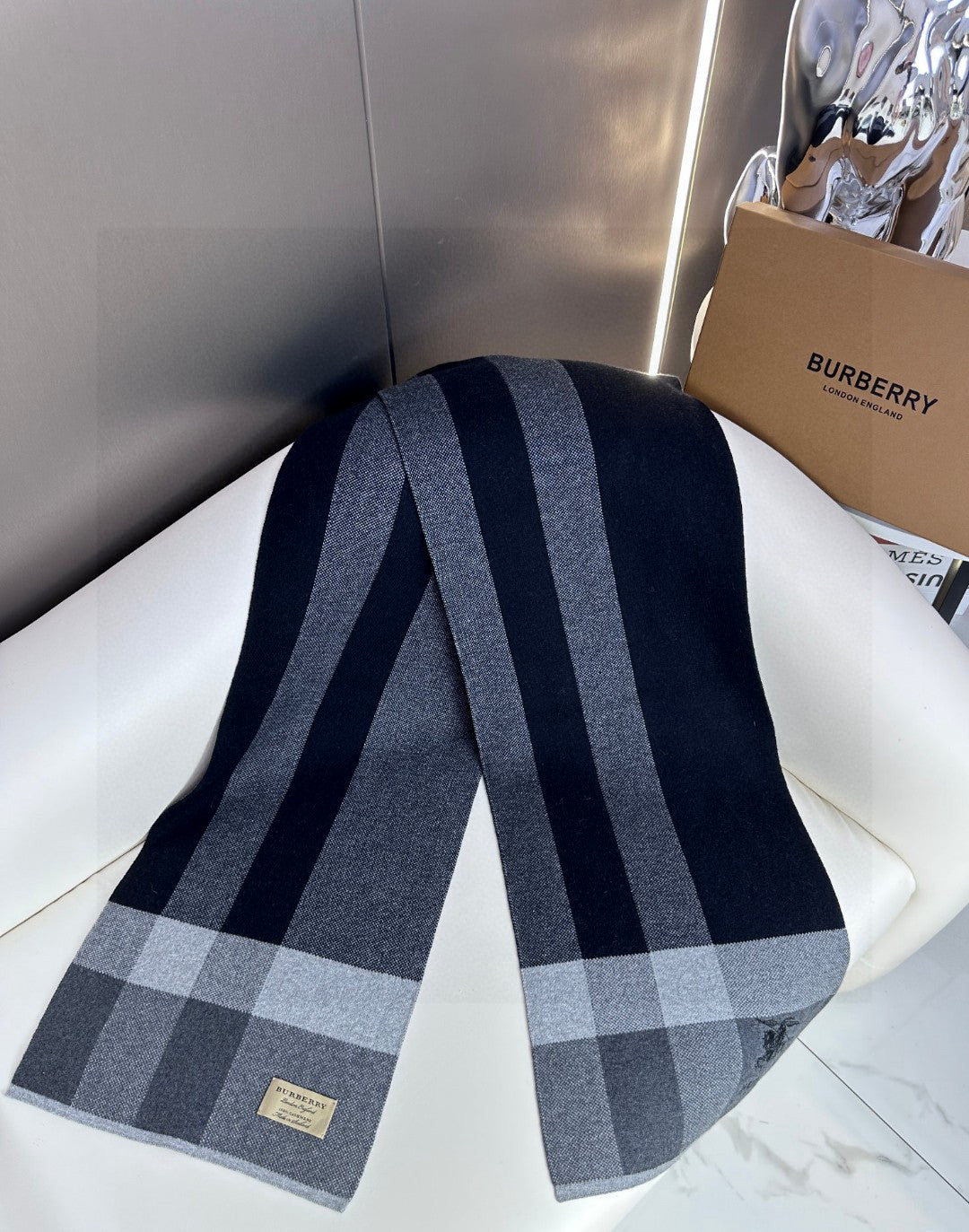 BBR SCARF 180 CM IN CASHMERE 729041