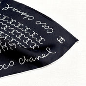 CHANEL 25S SCARF 90 IN SILK 732137