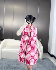 GUCCI 25S SCARF 220 IN CASHMERE 732133