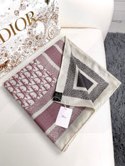 DIOR SCARF 140 CM IN CASHMERE-SILK BLEND 699256