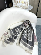 DIOR SCARF 140 CM IN CASHMERE-SILK BLEND 699256