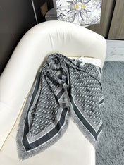DIOR SCARF 140 CM IN SILK-WOOL BLEND 702041