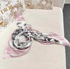 DIOR SCARF 90 CM IN SILK FABRIC 702044