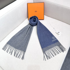 HERMES 25S SCARF 180 IN CASHMERE 854603