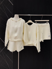 ALO KNIT CARDIGAN & SHORTS SET STYLE 31