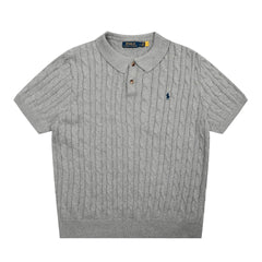RALPH LAUREN SHORT-SLEEVE POLO KNIT SWEATER STYLE 435