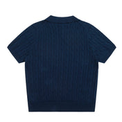 RALPH LAUREN SHORT-SLEEVE POLO KNIT SWEATER STYLE 437