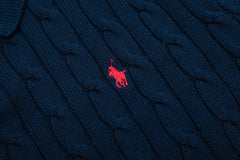 RALPH LAUREN SHORT-SLEEVE POLO KNIT SWEATER STYLE 437