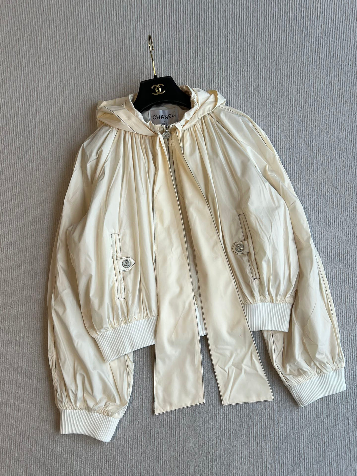 CHANEL SUN PROTECTION JACKET WITH DRAWSTRING 269662