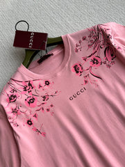GUCCI SHORT SLEEVE LOGO PRINTED T-SHIRT 275723