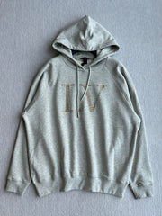 LOUIS VUITTON HOODED SWEATSHIRT WITH RHINESTONES 275688