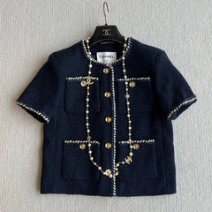 CHANEL SHORT-SLEEVE WOOL JACKET STYLE 29
