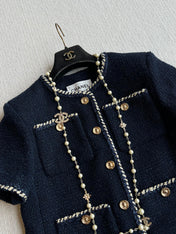 CHANEL SHORT-SLEEVE WOOL JACKET STYLE 29
