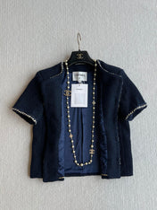 CHANEL SHORT-SLEEVE WOOL JACKET STYLE 29