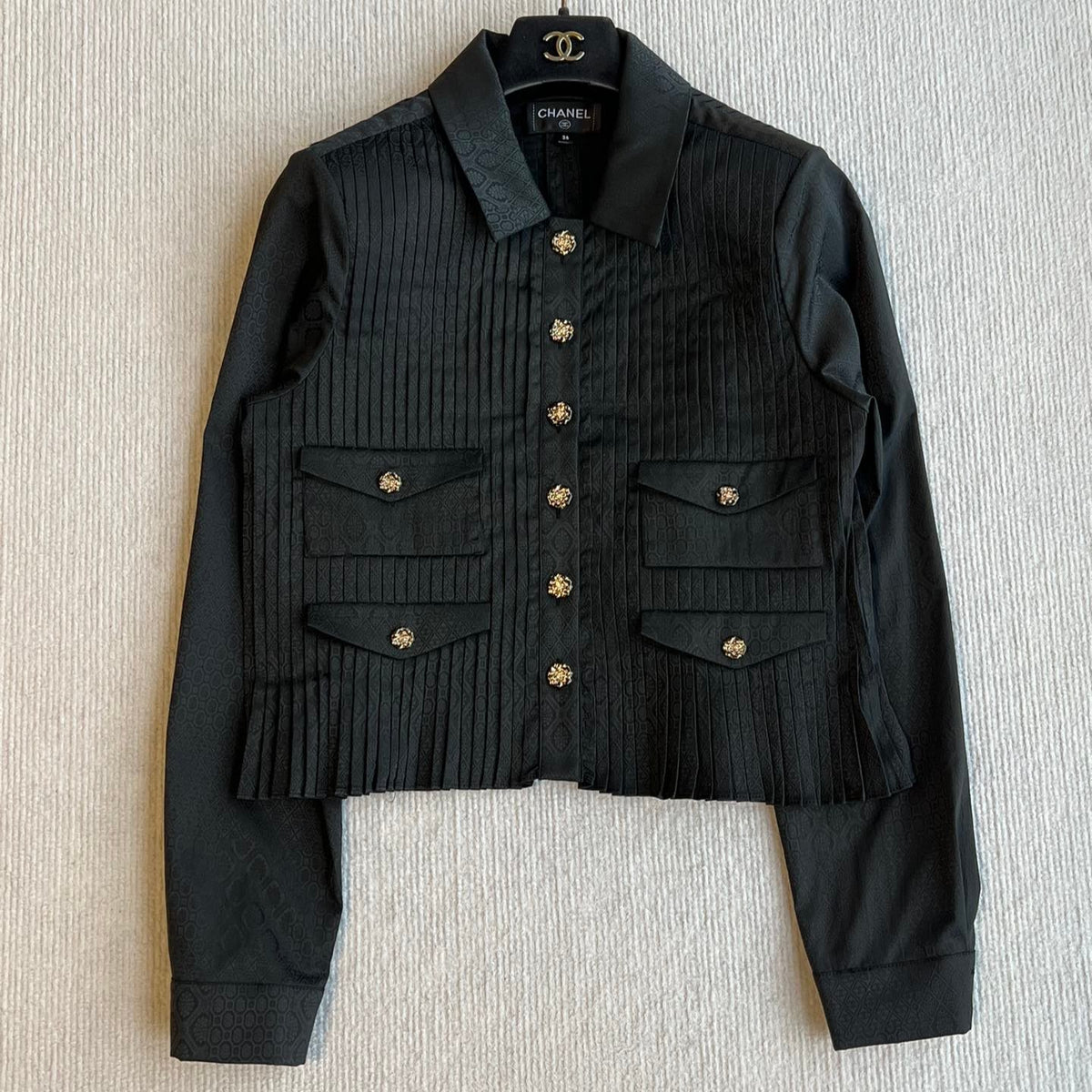 CHANEL PLEATED SHIRT STYLE 31