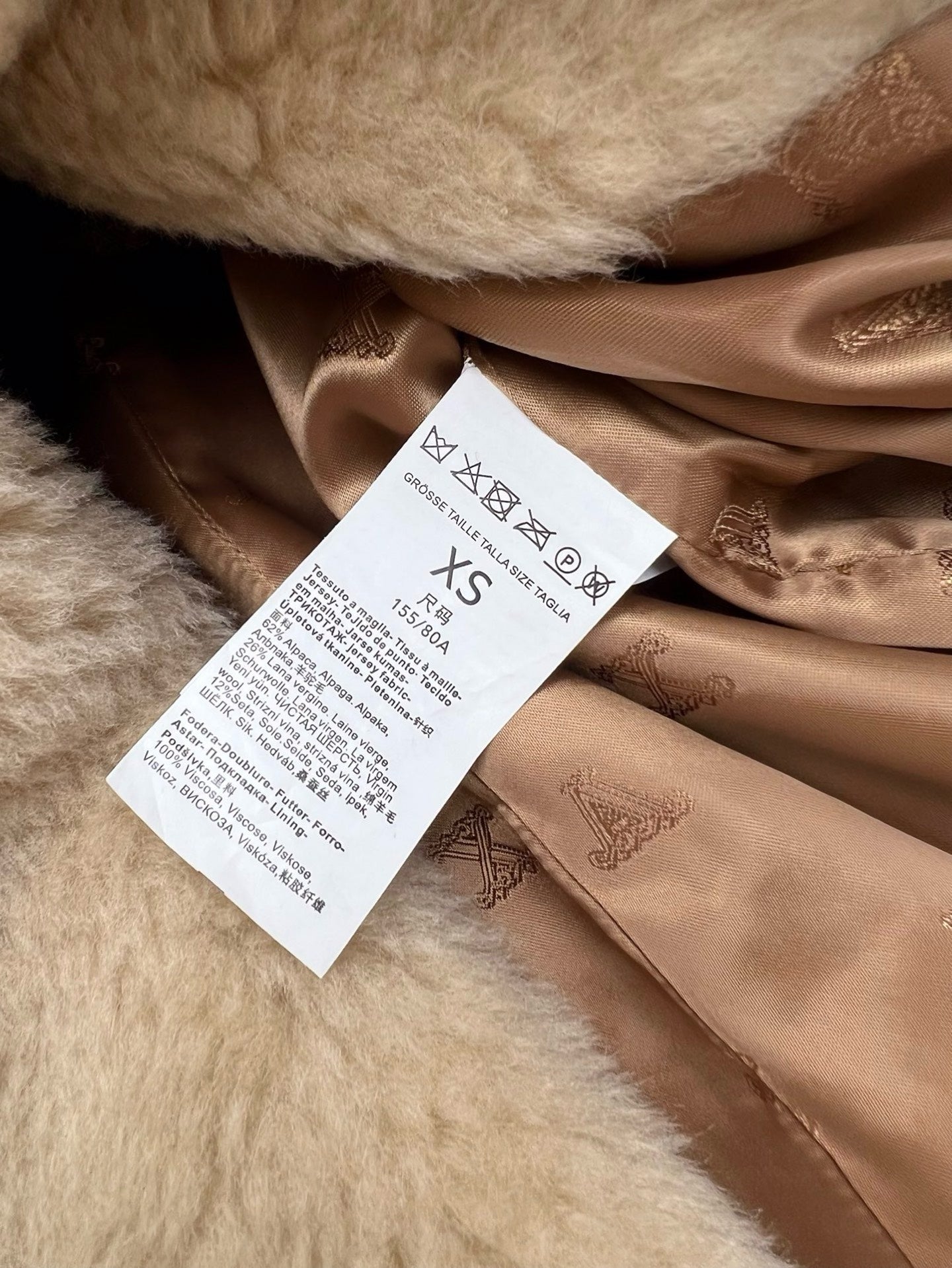 MAXMARA 25S LONG TEDDY COAT STYLE 260